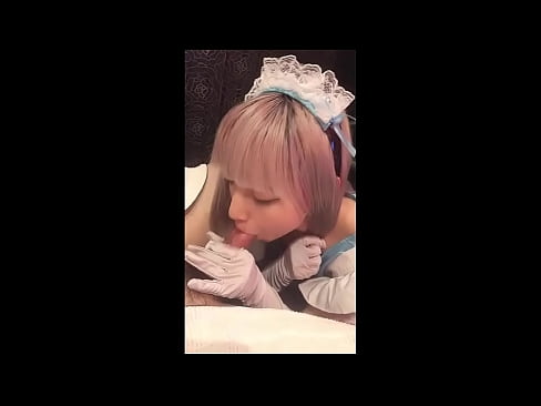 ❤️ 日本偶像 [mayuka]，法國女僕服裝，第 1 部分，口交和用乳液混蛋 ❌ 自製色情 在 zh-tw.befuck-net.ru ☑